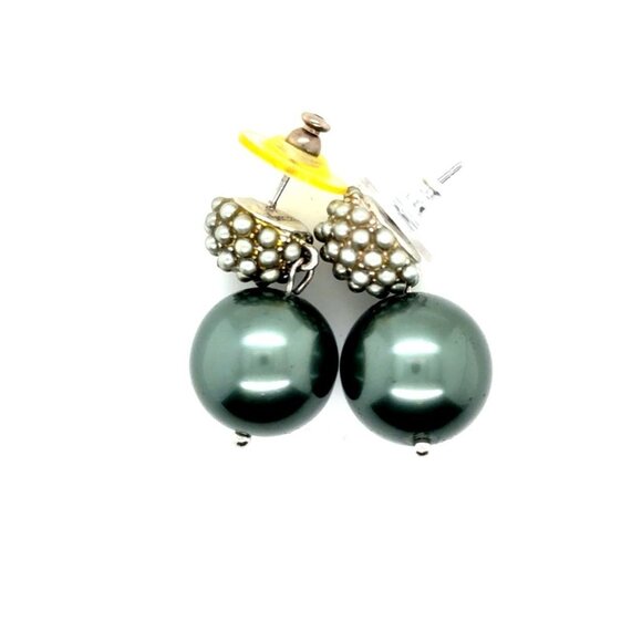 Carolee Drop Pearl Earrings - Picture 1 of 7
